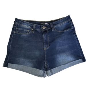 Fashion Nova High Rise Denim Shorts Blue Size 9